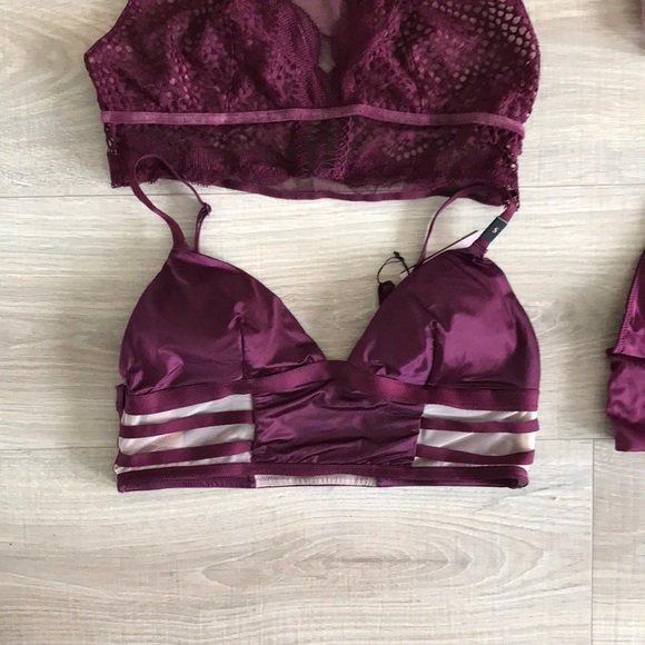 NWT 6 purple Victoria secret bralettes - Picture 3 of 5